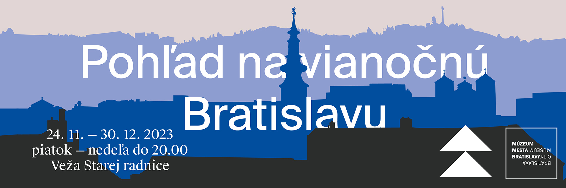 Pohľad na vianočnú Bratislavu